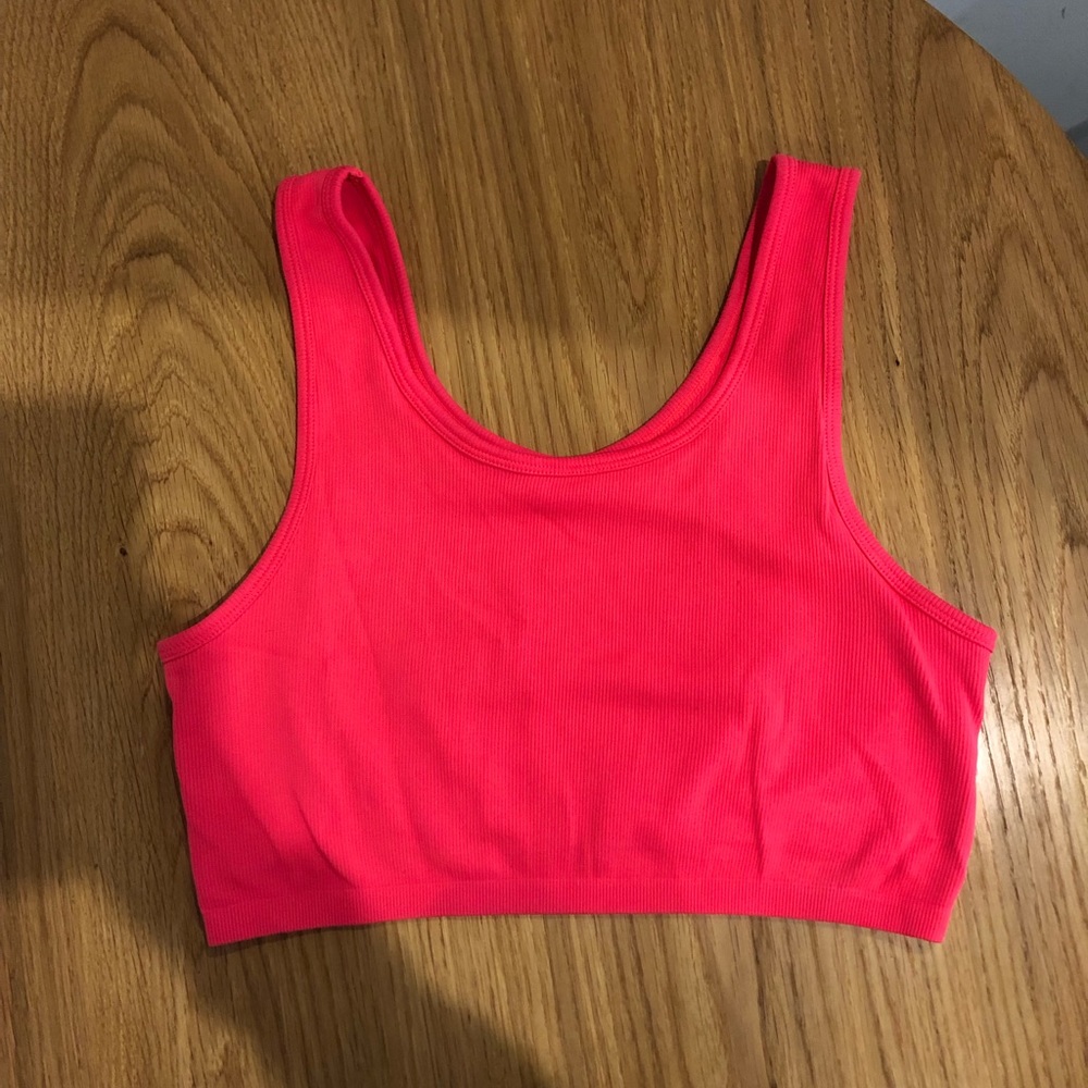 Aeire ribbed crop top